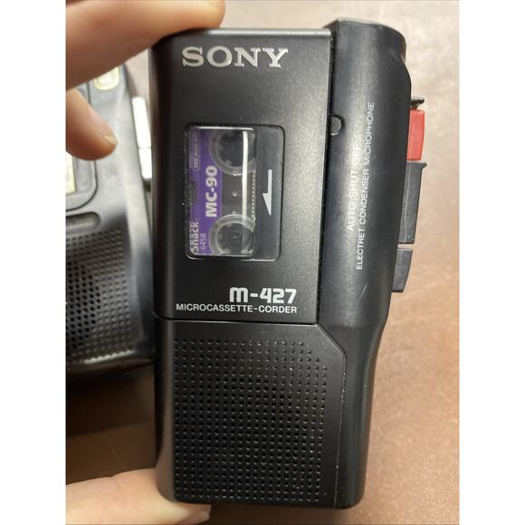 Panasonic Microcassette Micro Tape RN-502 & Sony M-427 NOT WORKING RIGHT - Picture 3 of 5